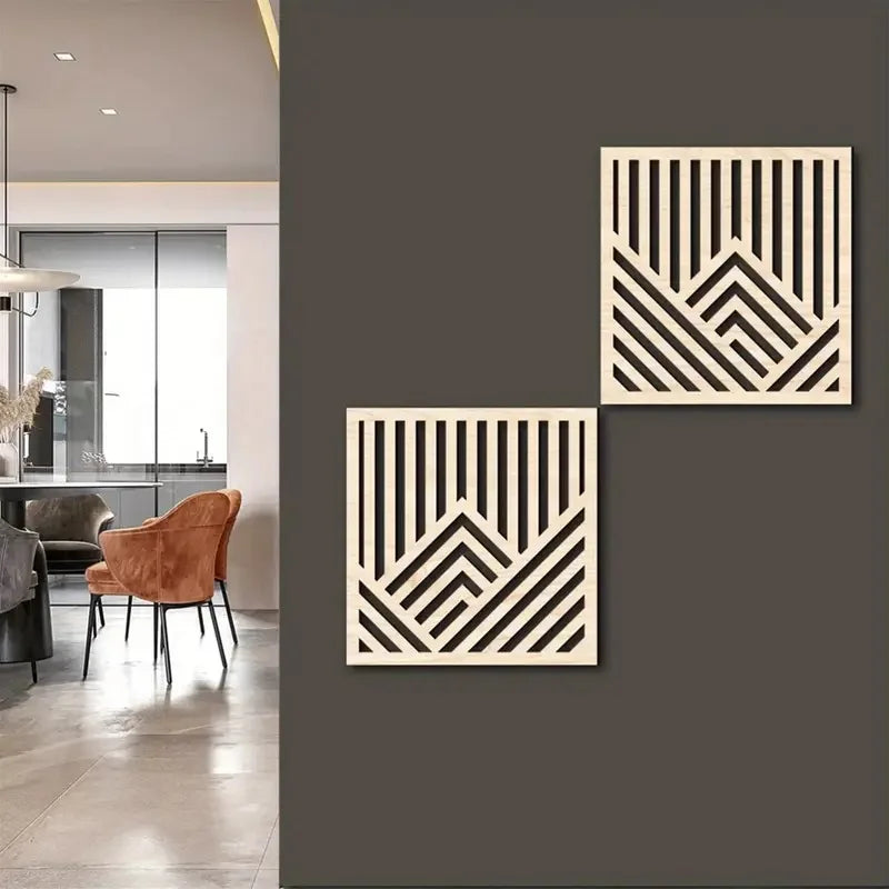 Modern Wooden Wall Accents
