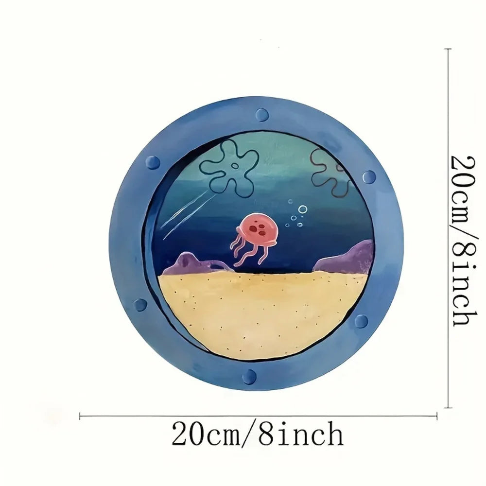 Jellyfish Ocean Wall Sign