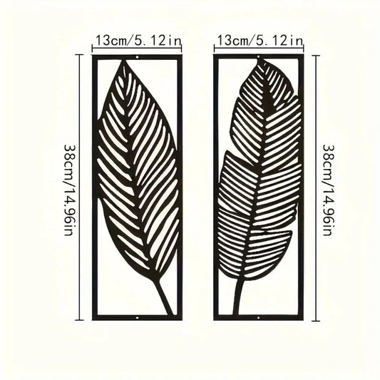 Metal Leaf Wall Decor