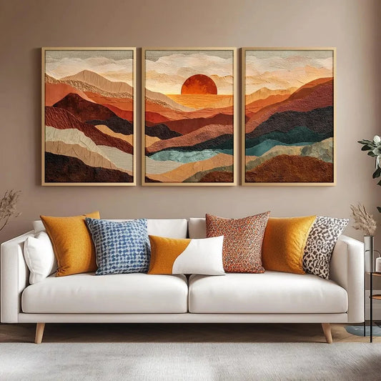 Modern Beach Canvas Set