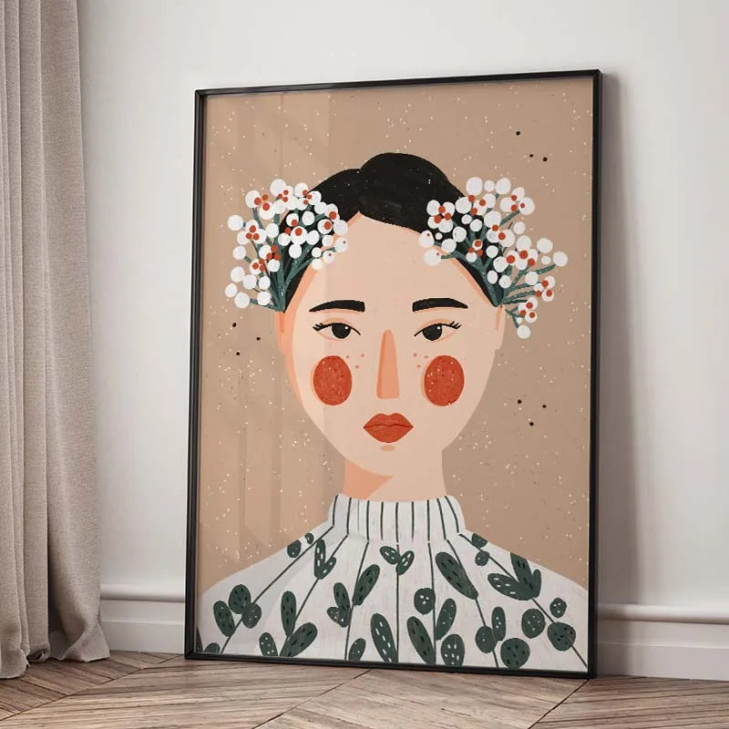 Flower Market Canvas Print