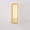 Japanese Wooden Wall Lamp