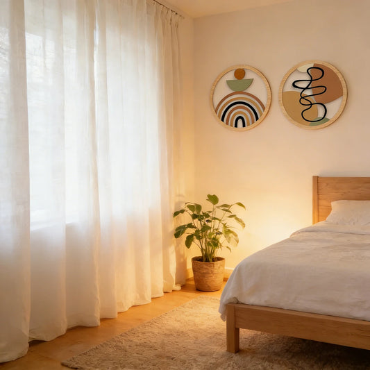 Boho Wave Wooden Decor