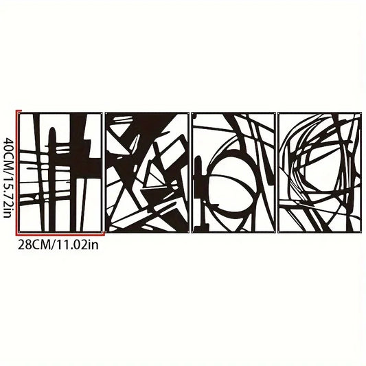 Abstract Metal Wall Art