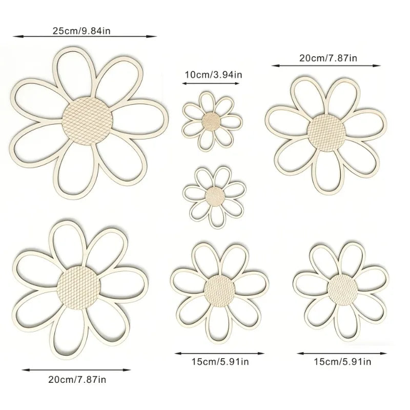 Rustic Wooden Flower Decor