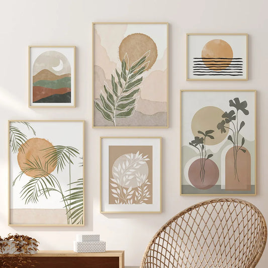 Geometric Boho Canvas Art
