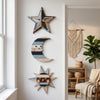 Sun Moon Wooden Wall Art