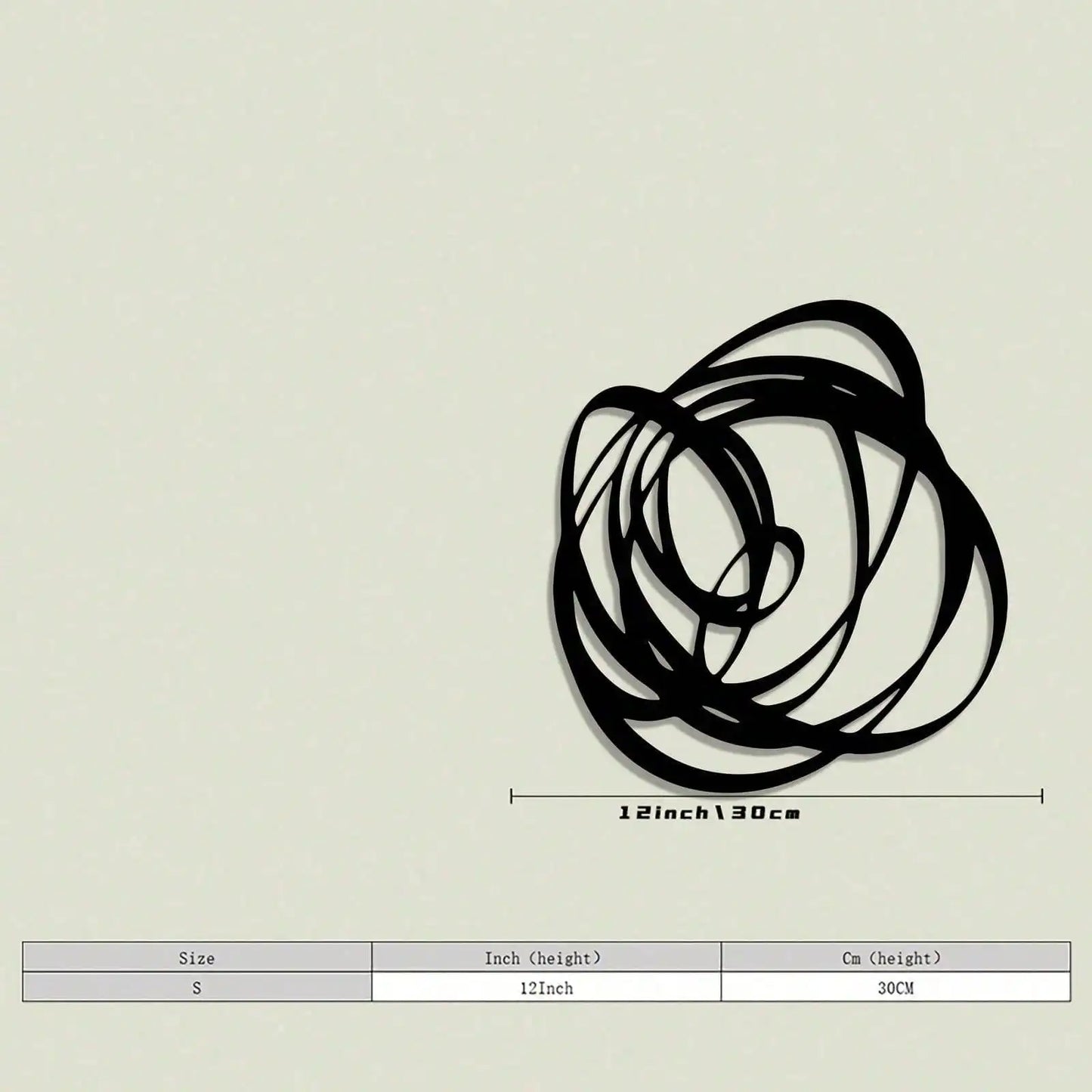 Circular Metal Wall Sculpture