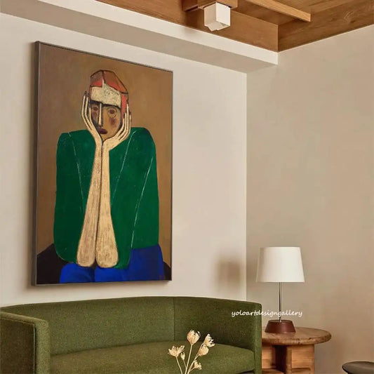 Abstract Figure Canvas Art