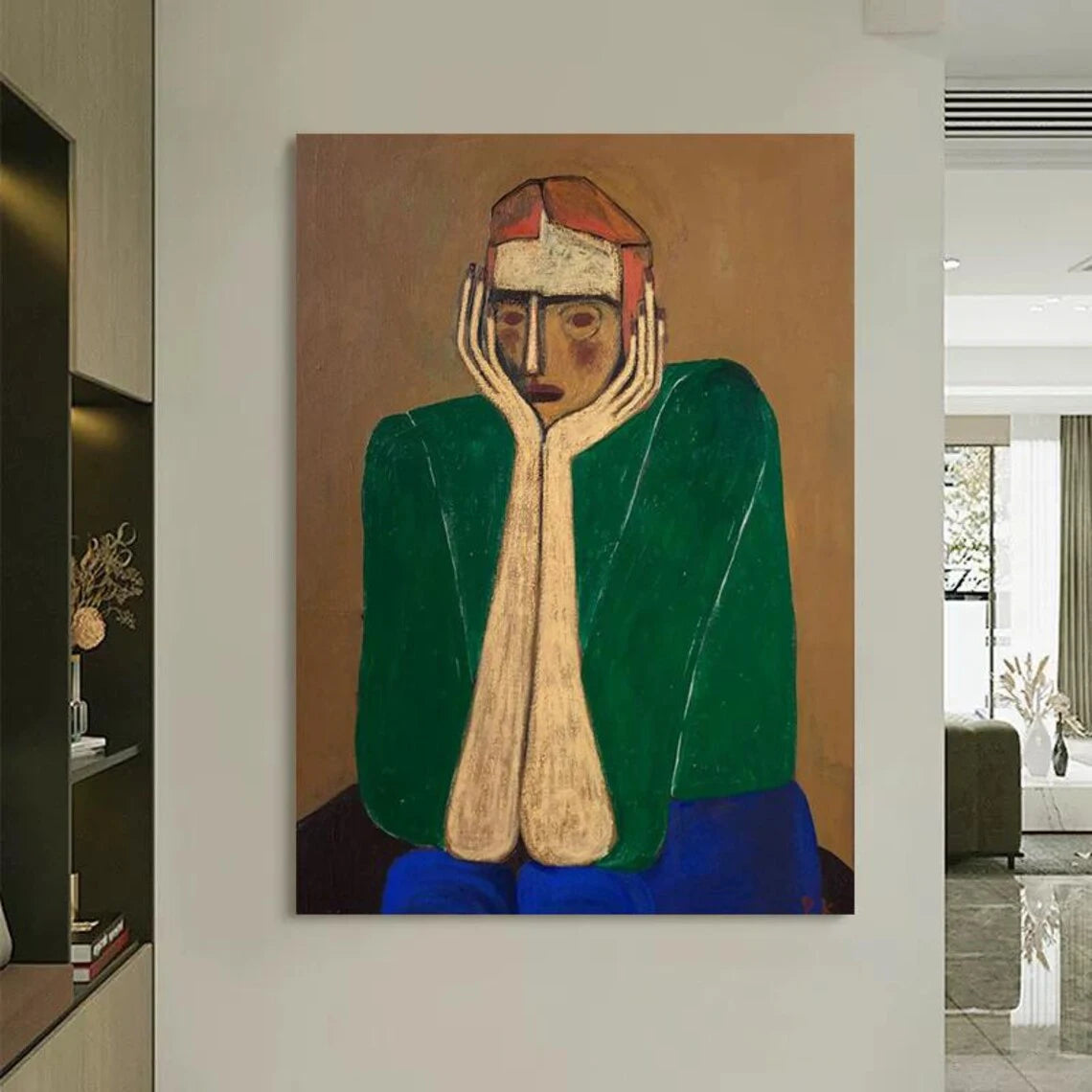Abstract Figure Canvas Art