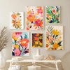 Wildflower Botanical Canvas Art
