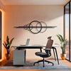Geometric Circle Metal Art