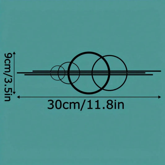 Geometric Circle Metal Art