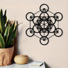 Metatron Cube Metal Art