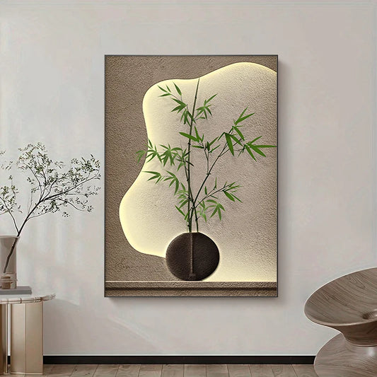 Japanese Bamboo Canvas Art