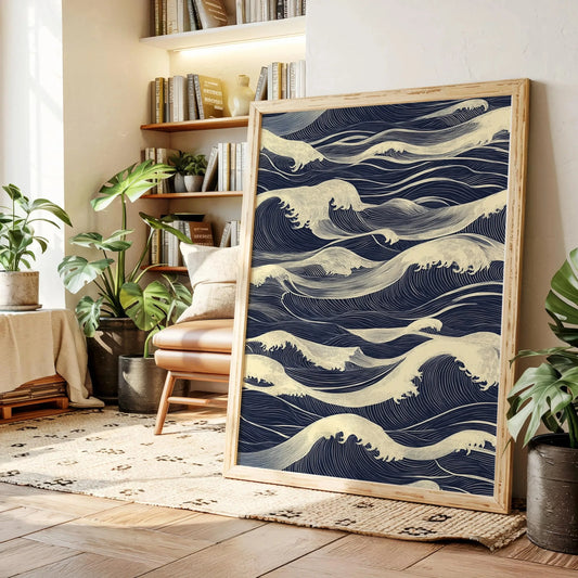 Japanese Wave Canvas Art