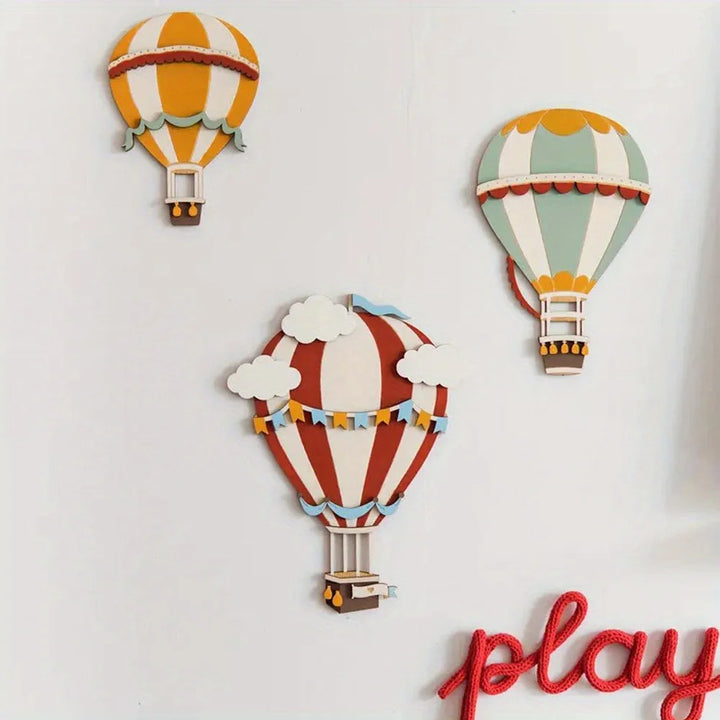 Wooden Hot Air Balloons