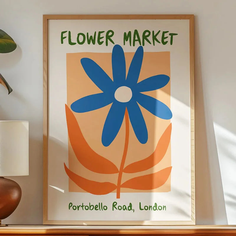 Flower Market Canvas Print
