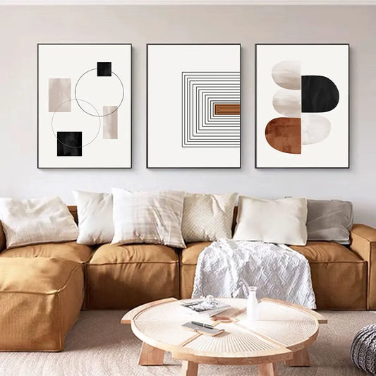 Black Line Canvas Art