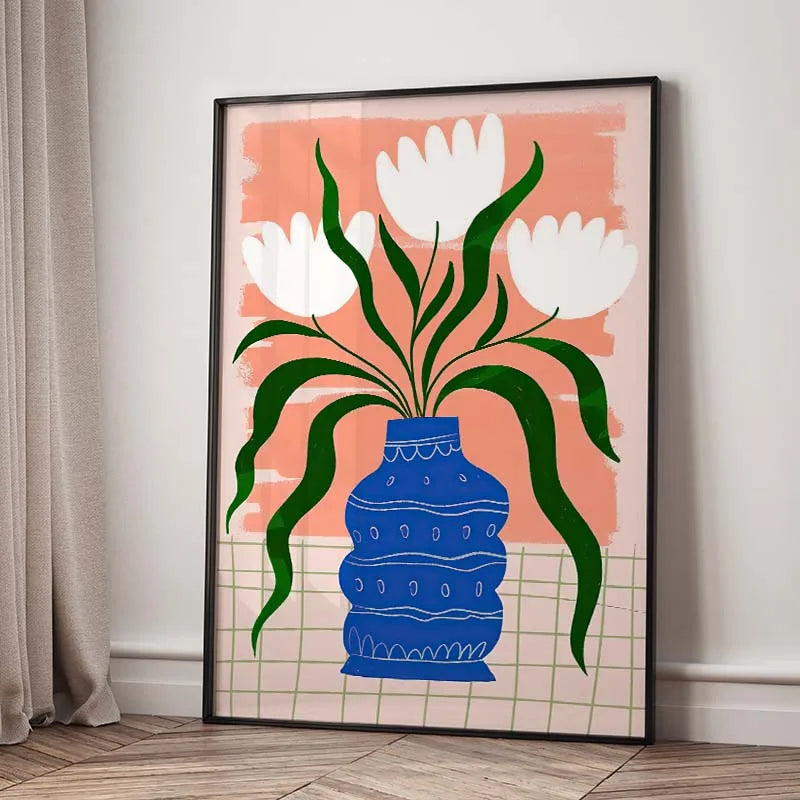 Flower Market Canvas Print