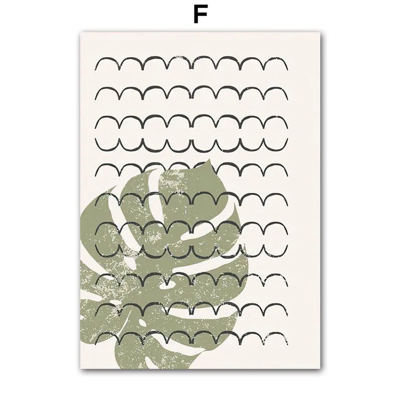 Boho Monstera Canvas Art