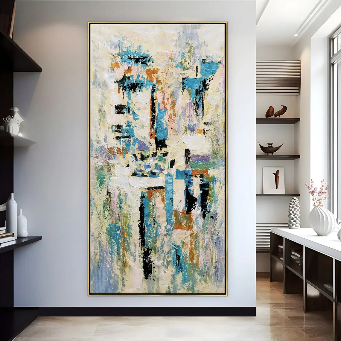 Carnaval Wall Art Abstract Handmadde Oil Painting On Canvas Lovely Colorful Art Work Custom Painting Large Wall Decor Room Decor