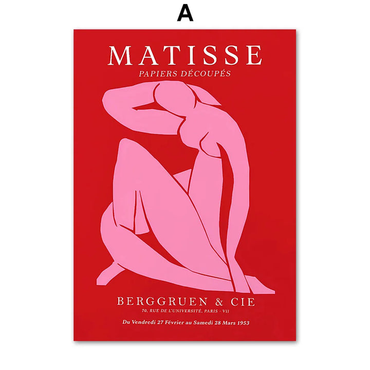 Matisse Tiger Floral Art