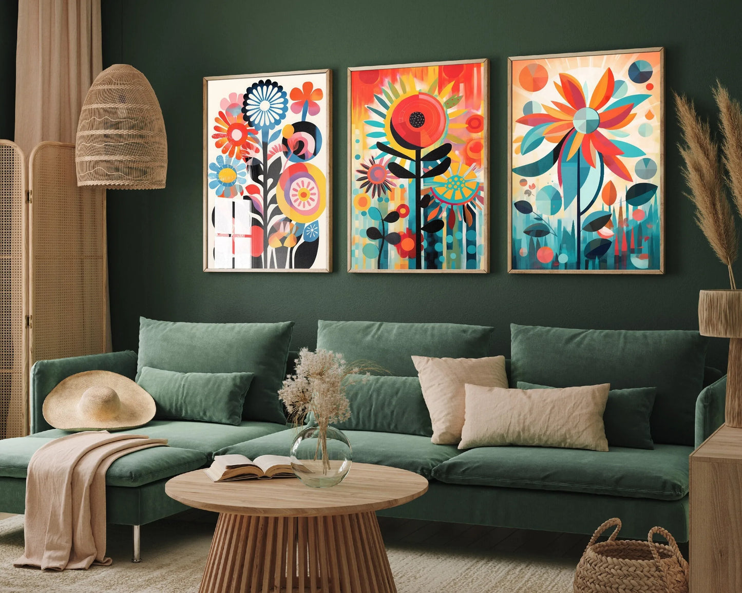 Wildflower Meadow Canvas Set