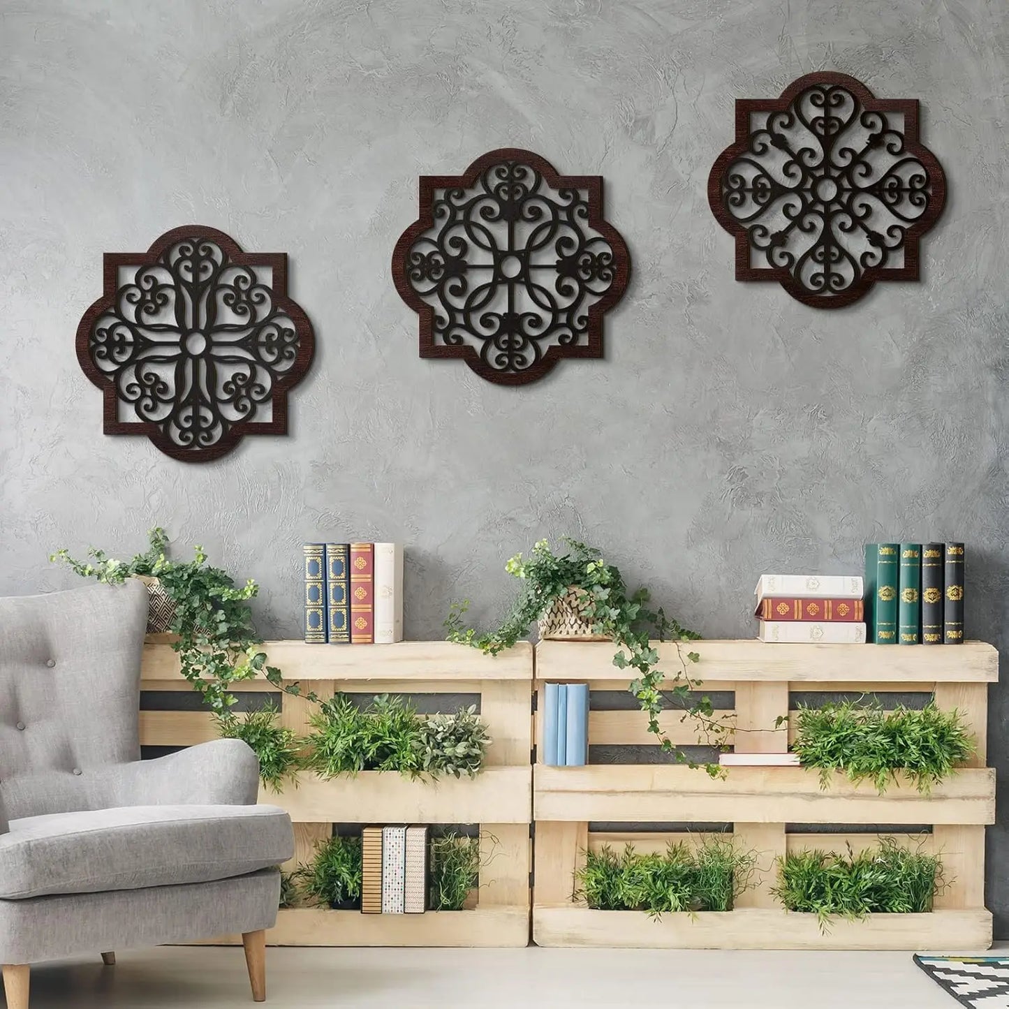 Geometric Wooden Wall Decor
