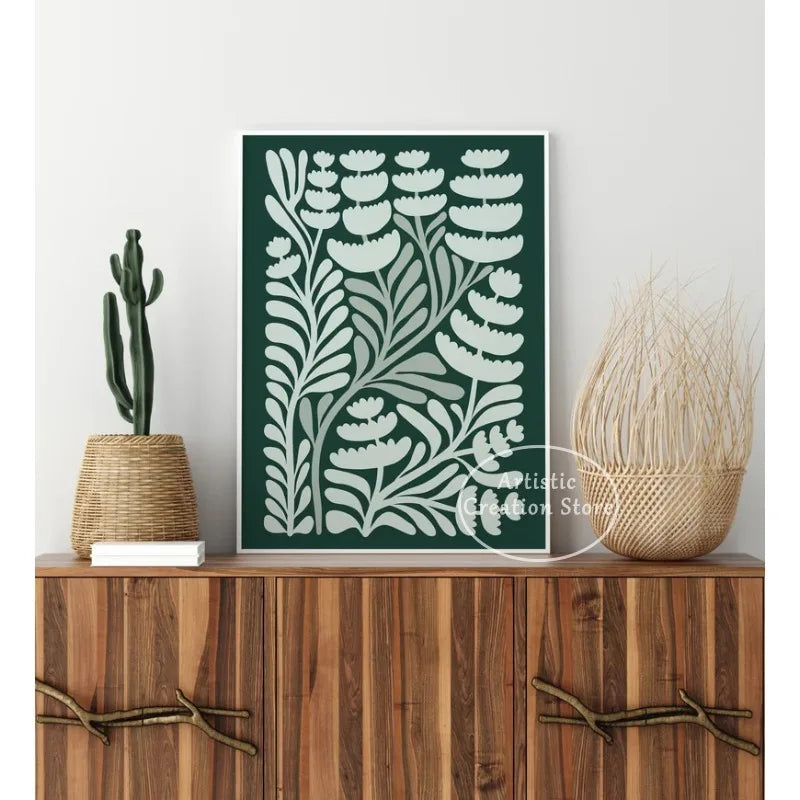 Botanical Flower Market Art