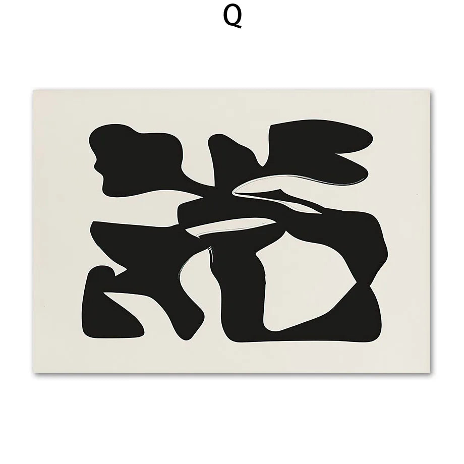 Abstract Matisse LIne Yayoi Kusama Lucky Queen Vintage Posters Canvas Painting Wall Art Print Room Modern Interior Home Decor