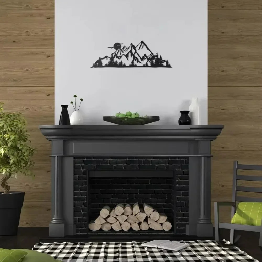 Mountain Metal Wall Art