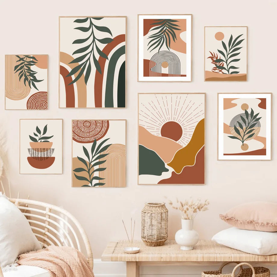 Rainbow Boho Wall Art