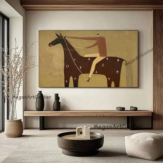 Western Horse Canvas Art