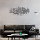 Abstract Grid Metal Art