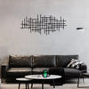 Abstract Grid Metal Art