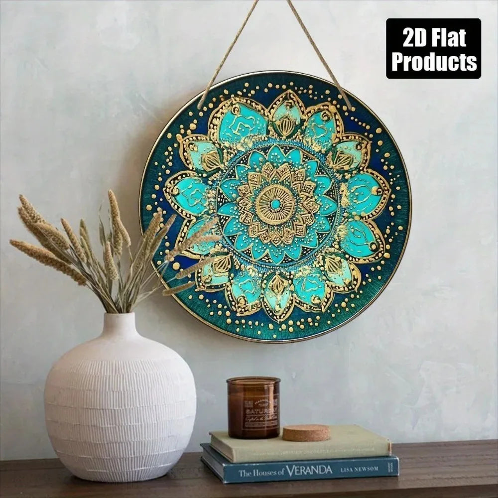 Handmade Mandala Wall Plaque