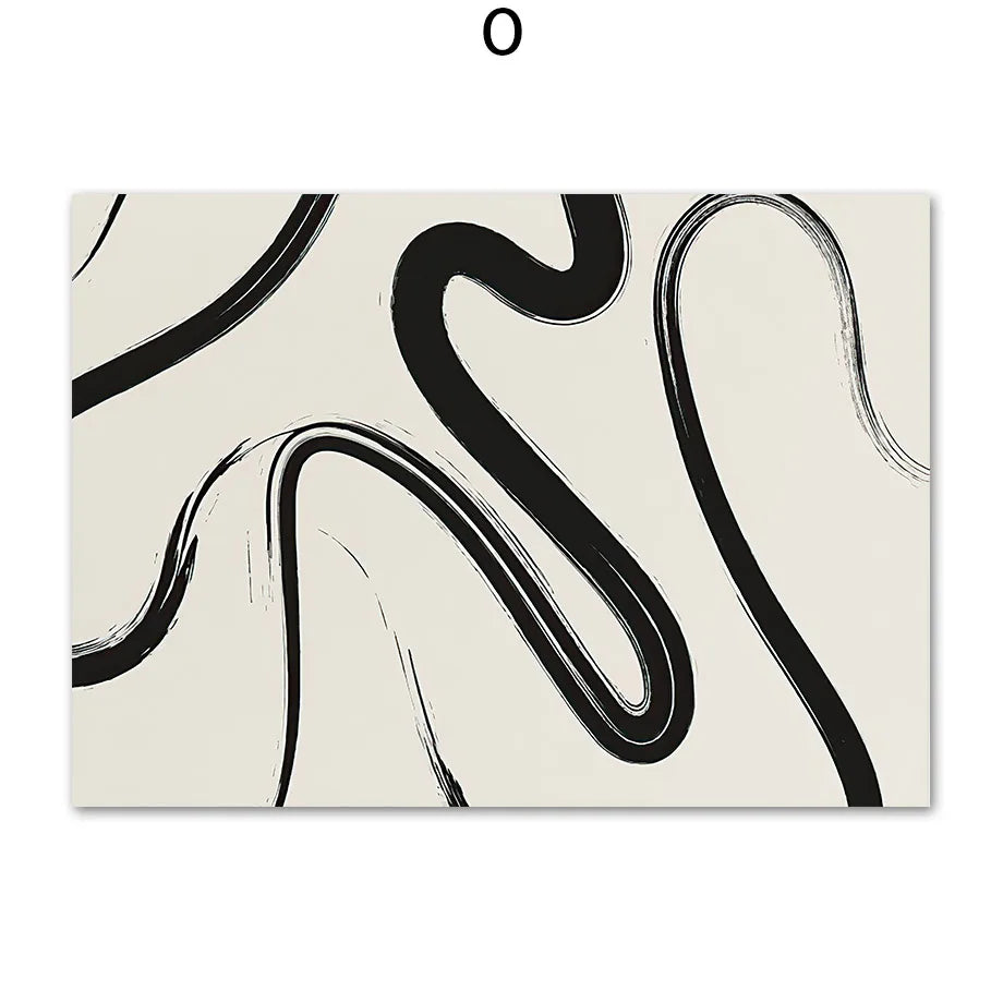 Abstract Matisse LIne Yayoi Kusama Lucky Queen Vintage Posters Canvas Painting Wall Art Print Room Modern Interior Home Decor