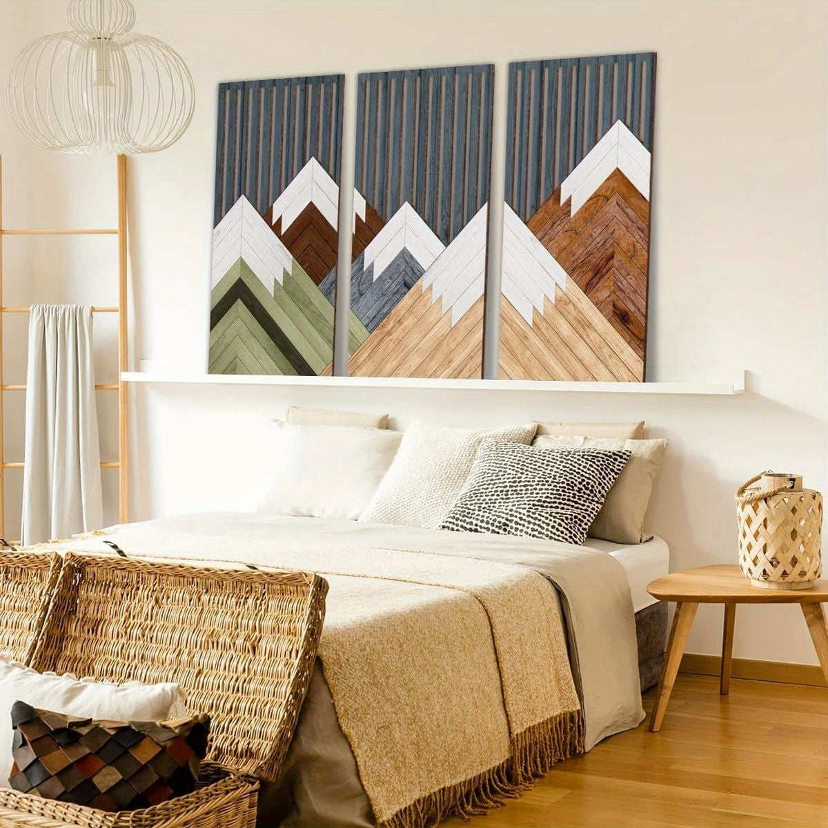 Rustic Wooden Leaf Decor