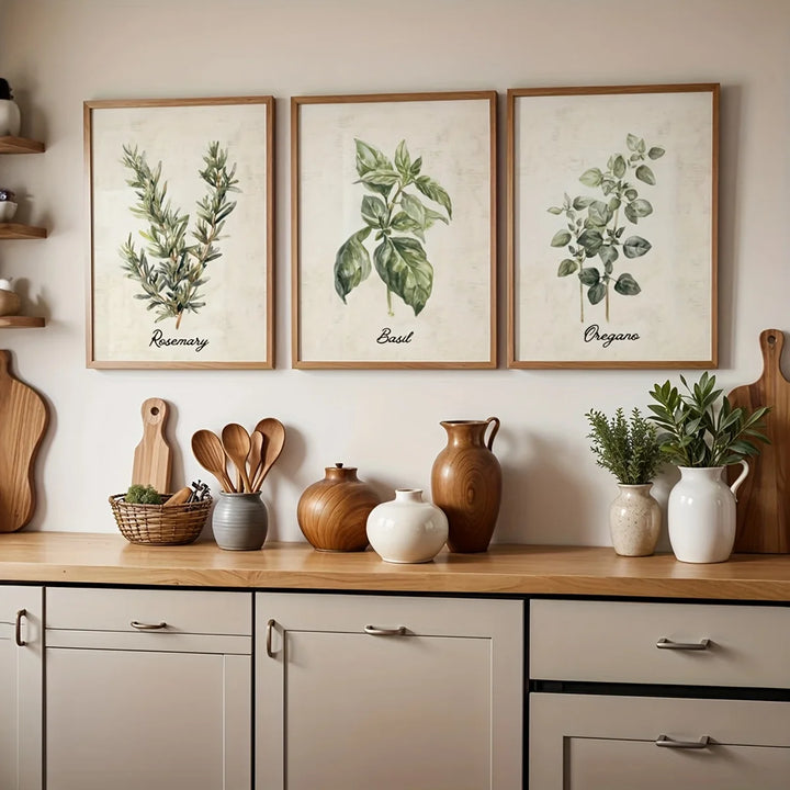 Botanical Herb Print Set