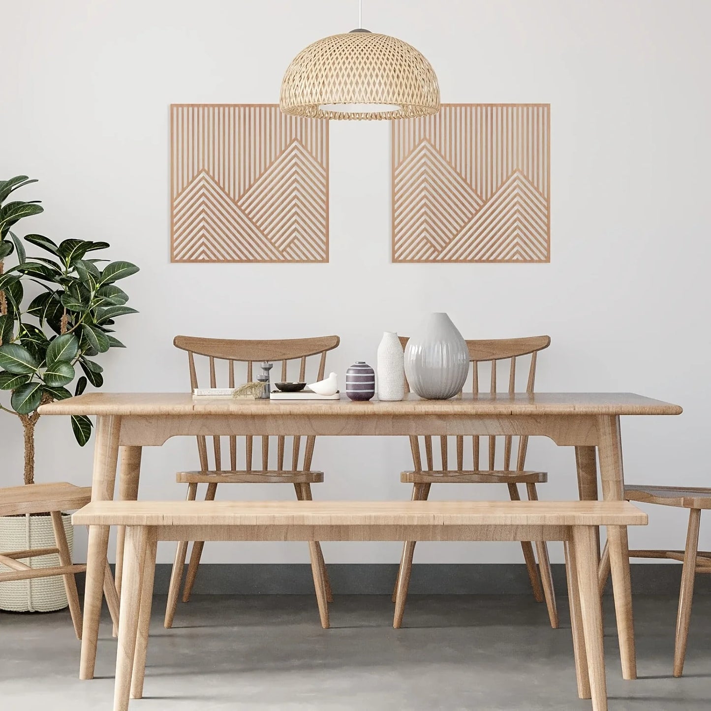Modern Wooden Wall Accents