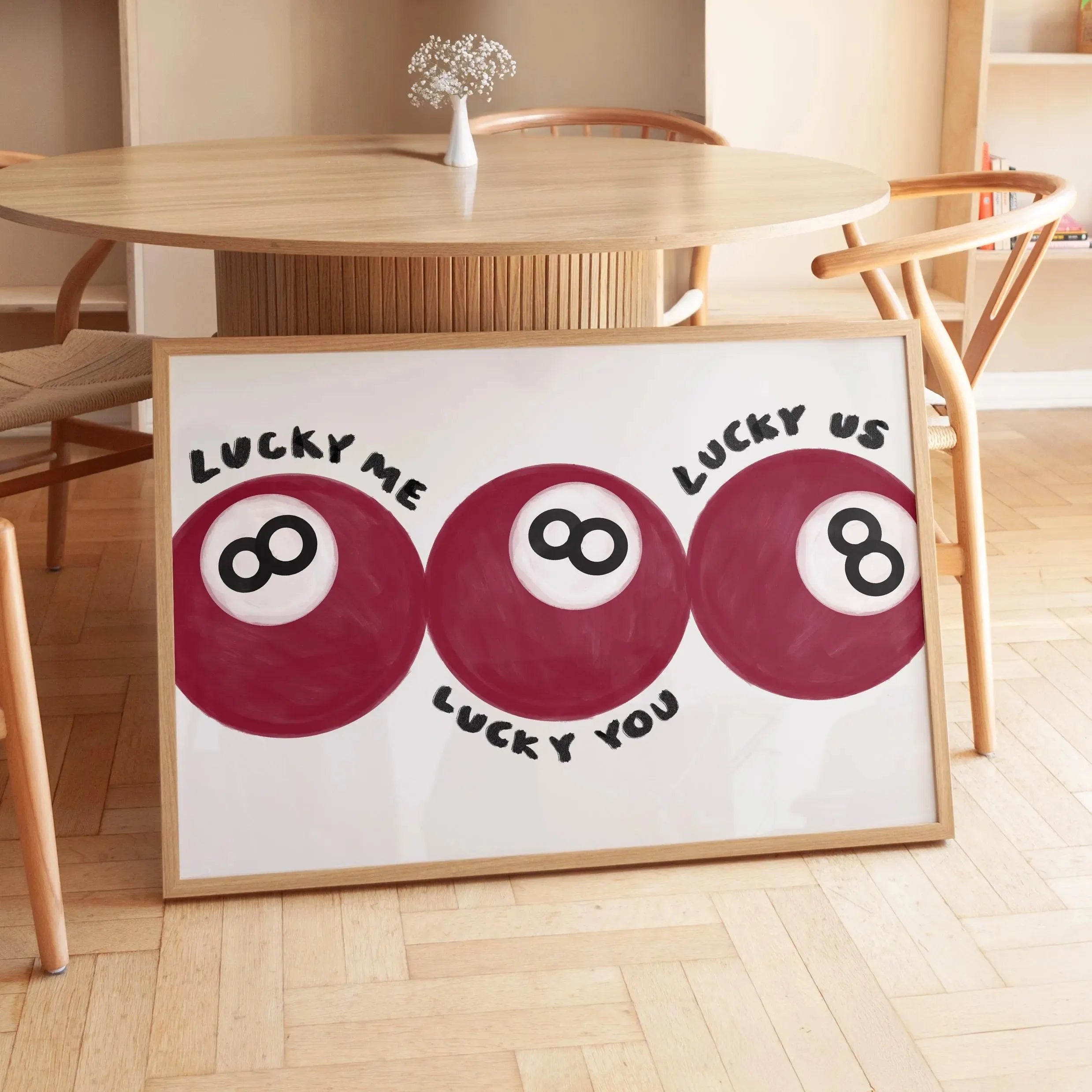 Lucky Eight Ball Canvas