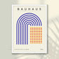 Orange Bauhaus Canvas Print