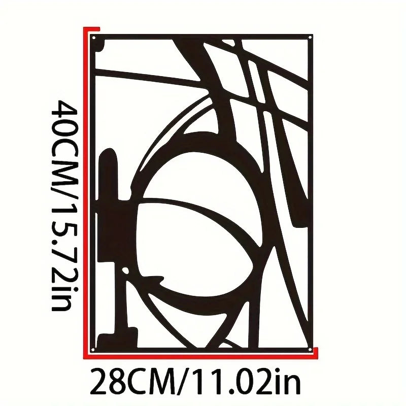 Minimal Line Metal Art