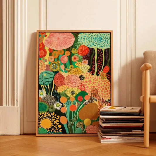 Kusama Botanical Canvas Art