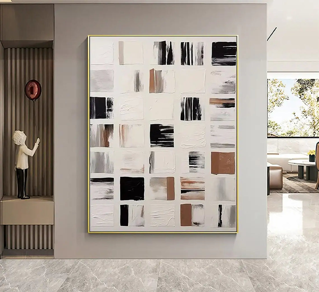 Green Bauhaus Block Art