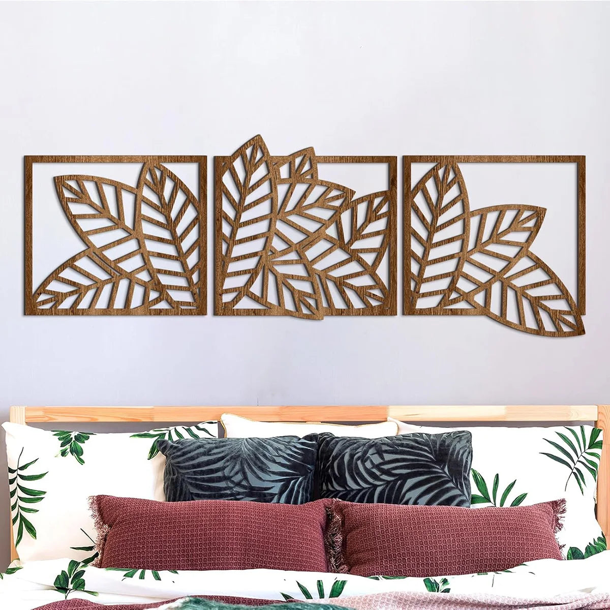 Wooden Tropical Palm Decor