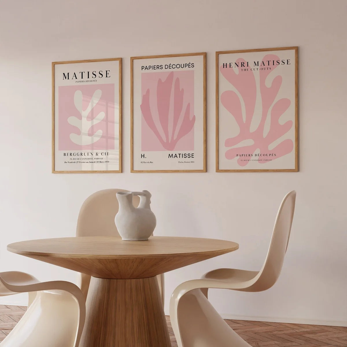 Pink Matisse Canvas Set