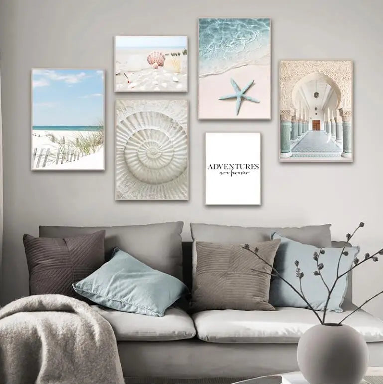 Summer Beach Canvas Art