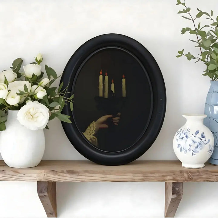 Gothic Candlestick Wall Decor